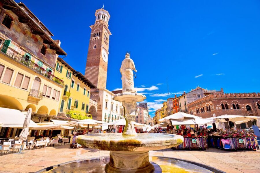 Verona: City Highlights Private Tour - Piazza delle Erbe: the historic square you can actually feel